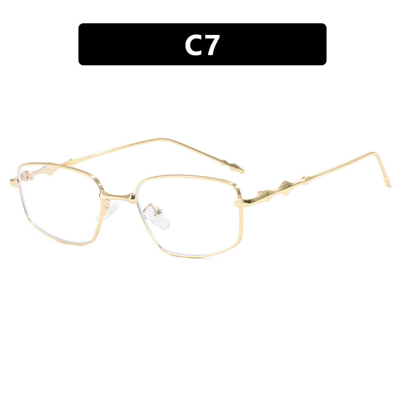 Dame moteriktig kvadratisk solbrille i unikt design Luvikno