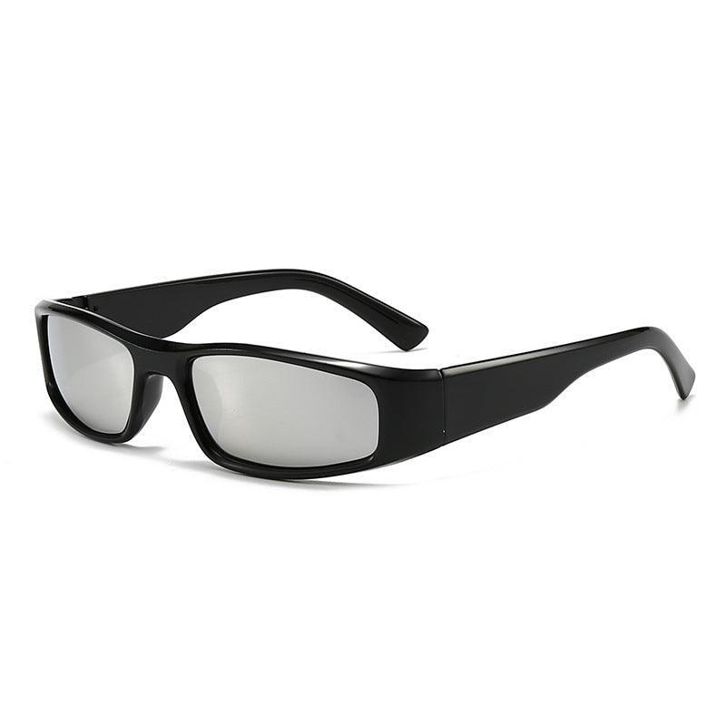 Dame sporty solbriller med robust ramme Luvikno