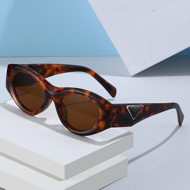 Dame mote kattøyne solbrille Luvikno