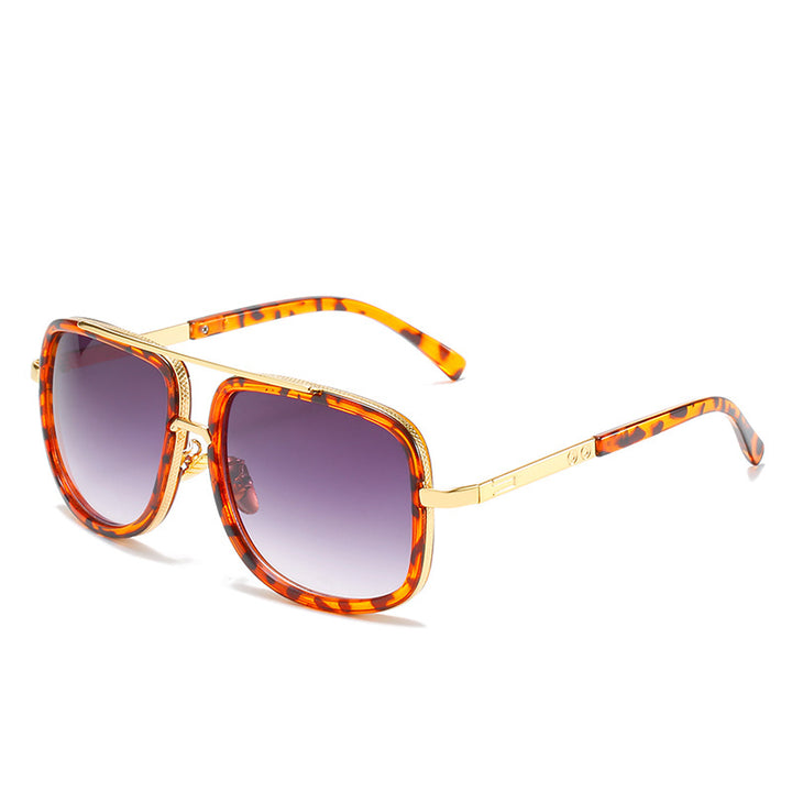 Dame kvadratisk solbrille med luksuriøse detaljer Luvikno