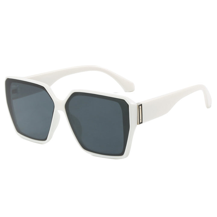 Dame moteriktig geometrisk solbrille i urban stil Luvikno