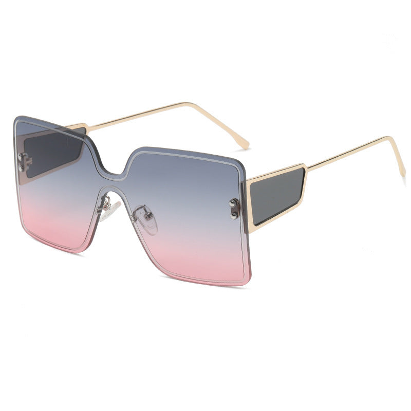 Dame oversized Geometrisk Solbrille Luvikno