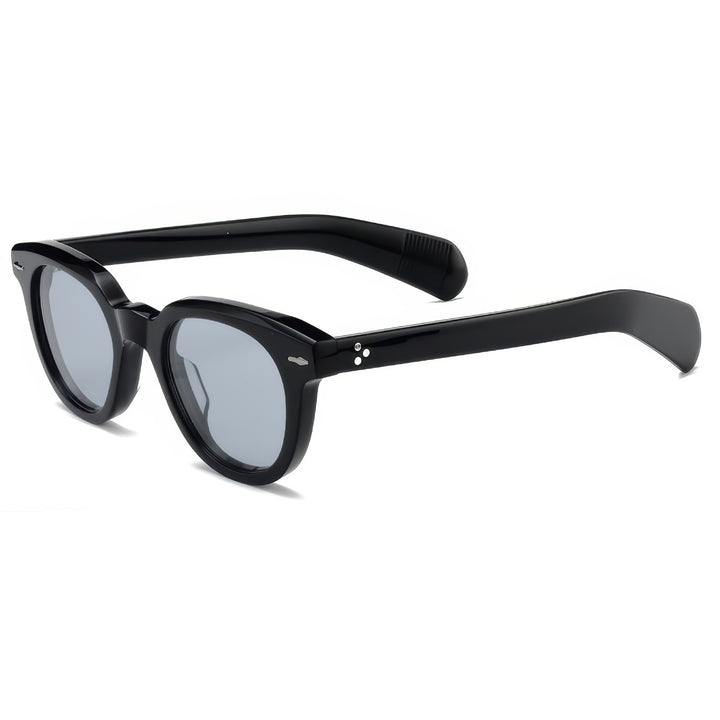 Dame retroinspirert solbrille med slitesterk plastikkramme og polariserte linser Luvikno
