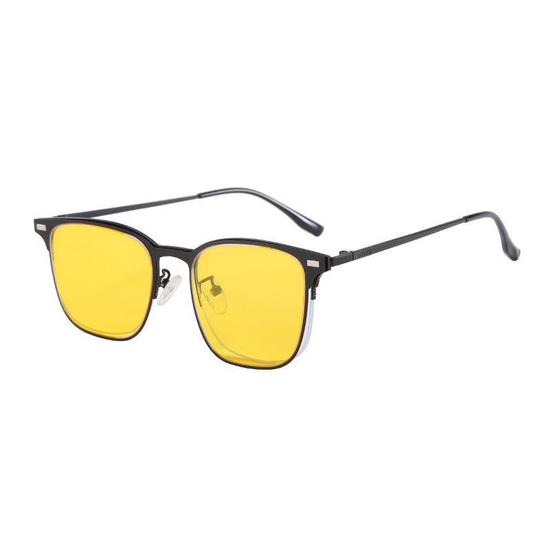 Dame Trendy firkantede solbriller i moderne design Luvikno