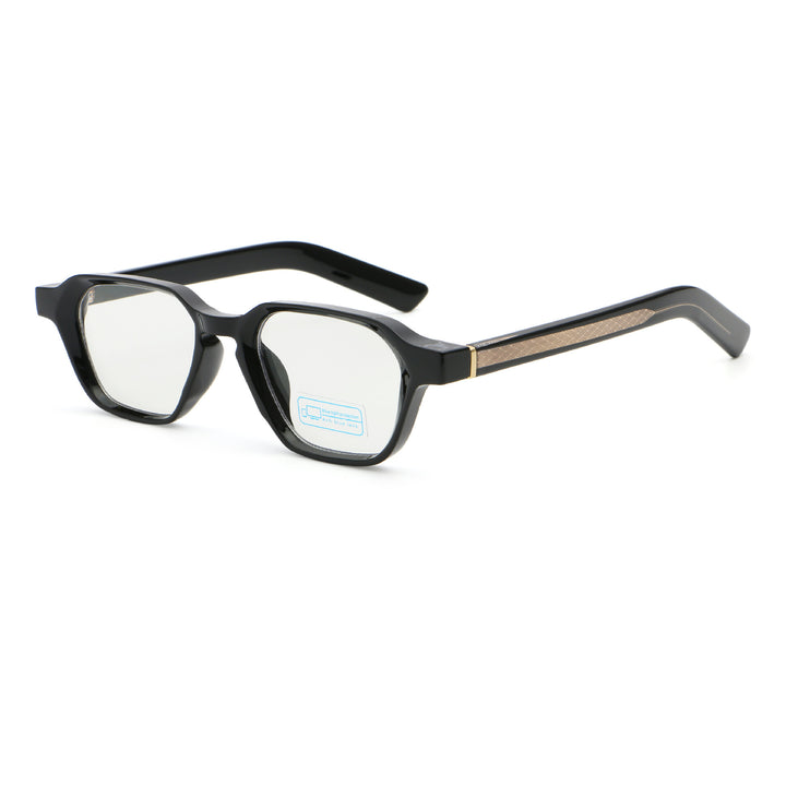 Dame solbrille i spesielt design med kantede glass Luvikno