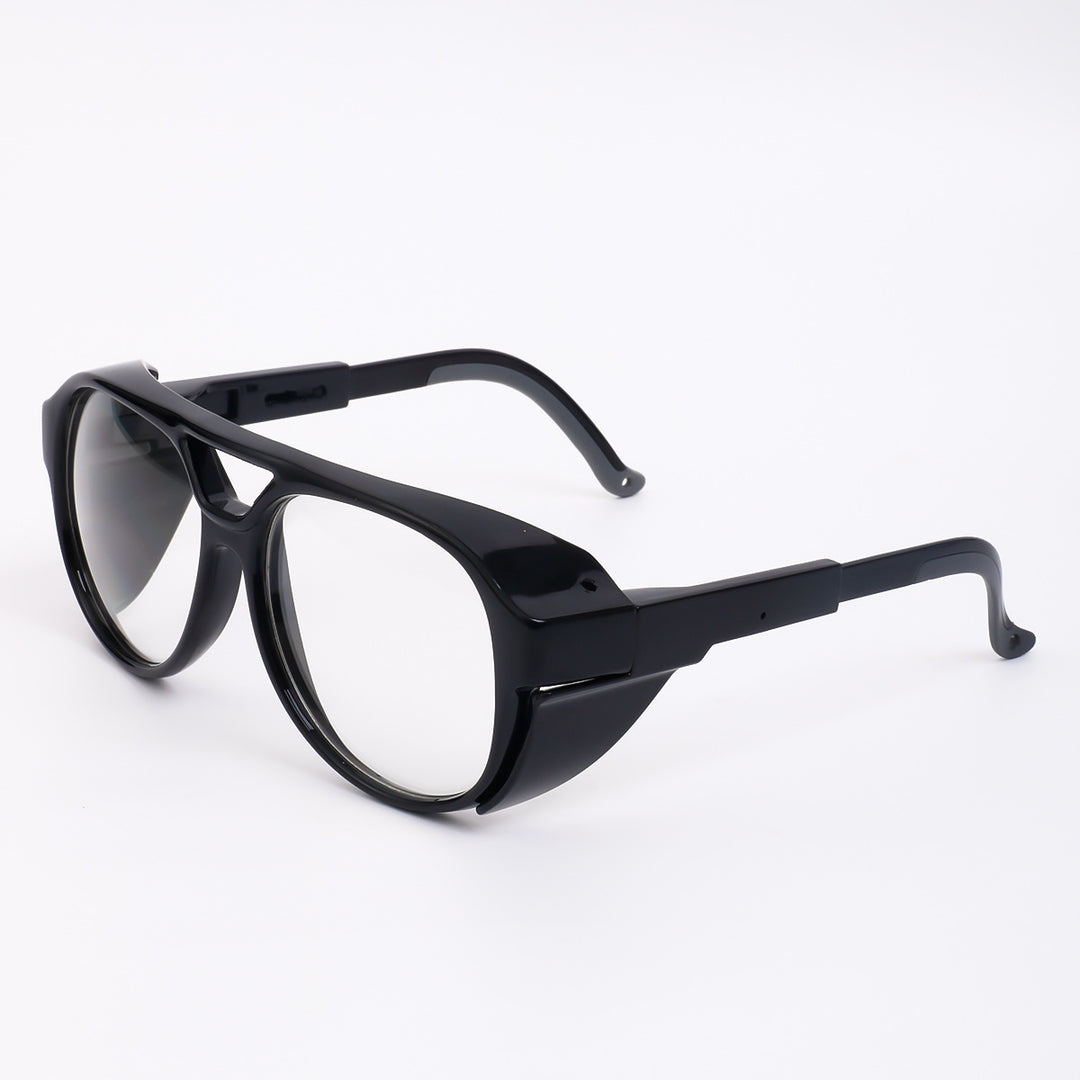 Dame oversized solbriller i geometrisk design med robust ramme og polarisert glass Luvikno