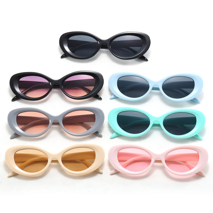 Dame elegant retro-solbrille med UV-beskyttelse Luvikno