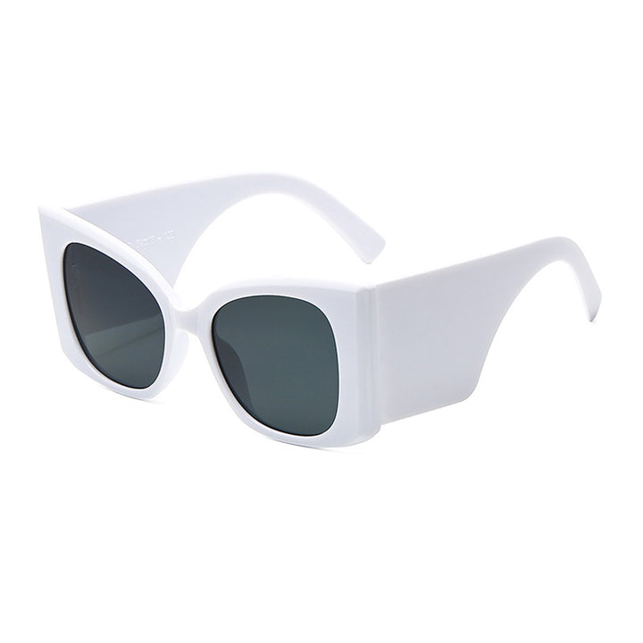 Dame moteriktig oversized solbrille med glamorøst design Luvikno