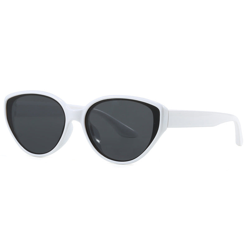 Dame Cat-Eye solbriller med moderne design Luvikno