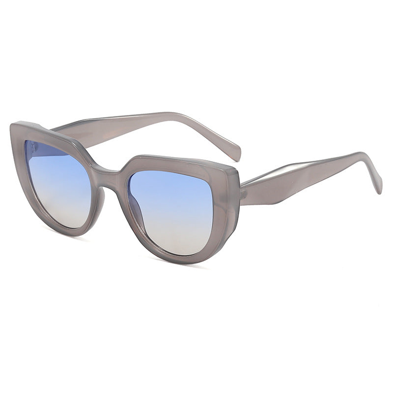 Dame moterik oversized solbriller med unikt design Luvikno