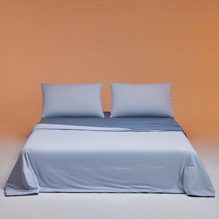 Dame premium Satin sengetøyssett med elegant struktur Luvikno