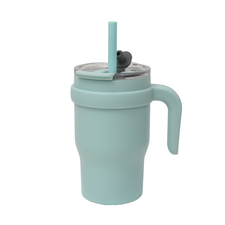 Dame Isolert To-Go-Kopp med Ergonomisk Håndtak og Fleksibel Strå Luvikno