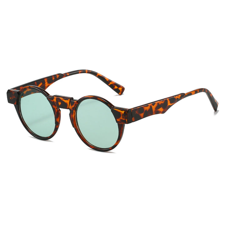 Dame moteriktig lesebrille med innovativt rundt rammedesign Luvikno