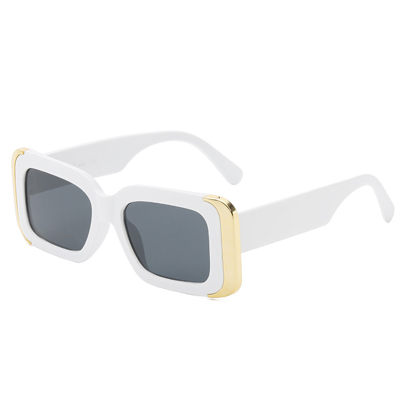 Dame Oversized-solbriller i moderne dyreprint-design Luvikno