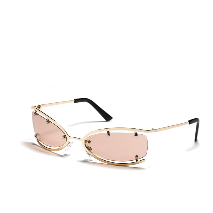 Dame moterik solbrille med unik ramme konstruksjon Luvikno