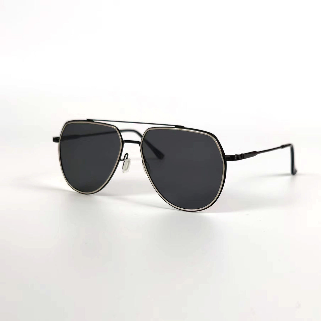 Herre elegant pilot-solbrille med polariserte glass Luvikno