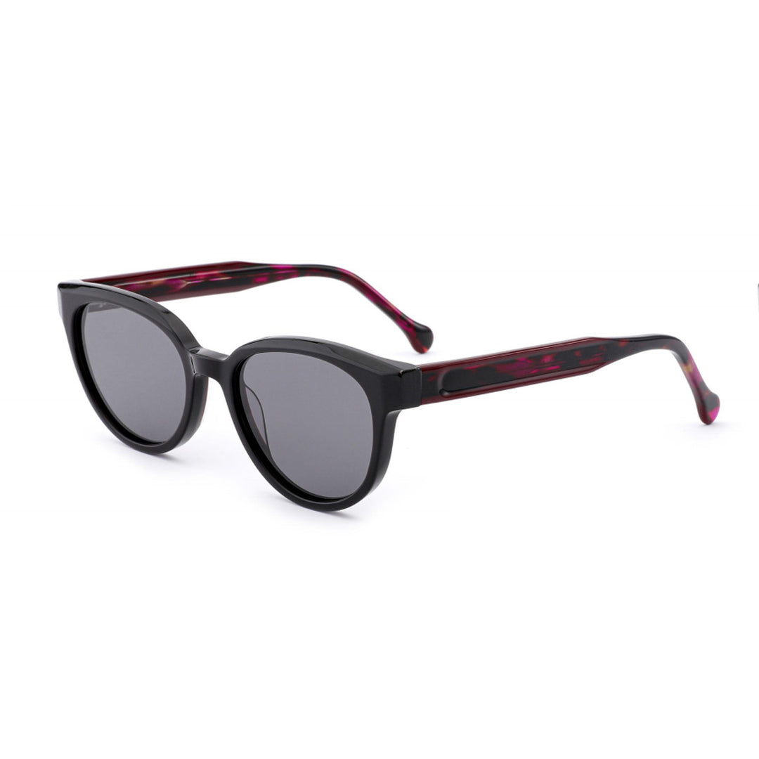 Dame solbrille i elegant retro-design med høykvalitets UV-beskyttelseslinser Luvikno