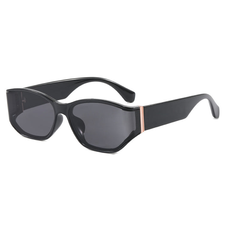 Dame moteriktig solbrille med iøynefallende design Luvikno