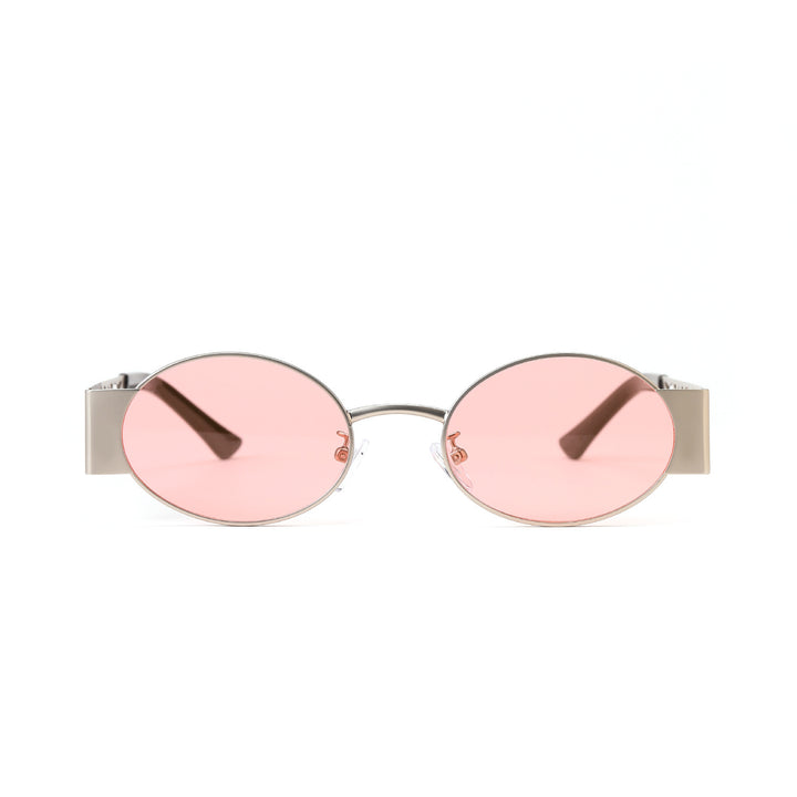 Dame moteriktig rund solbrille med eksepsjonelt design Luvikno