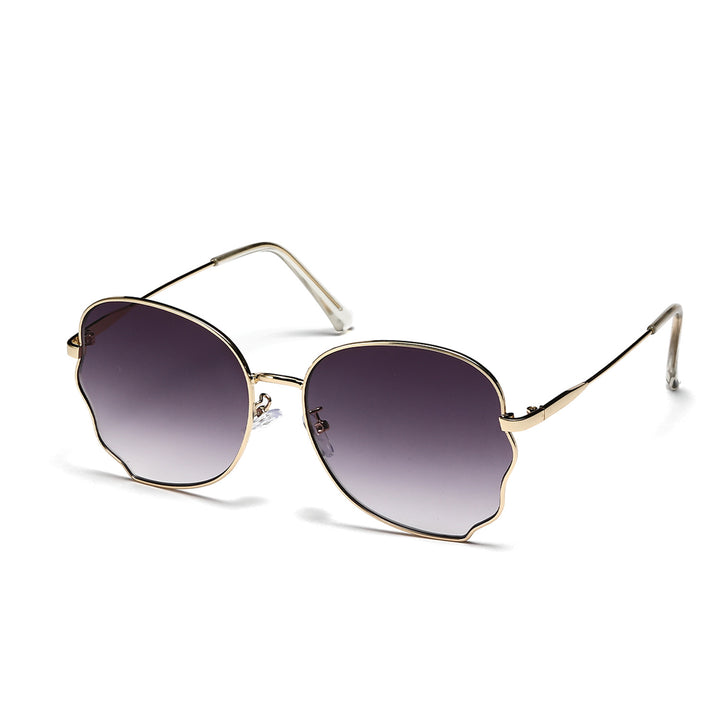 Dame elegant oversized solbriller med beskyttende ramme Luvikno