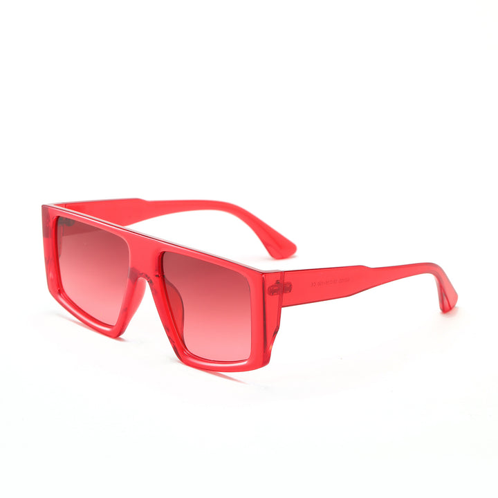 Dame oversized geometrisk solbrille Luvikno