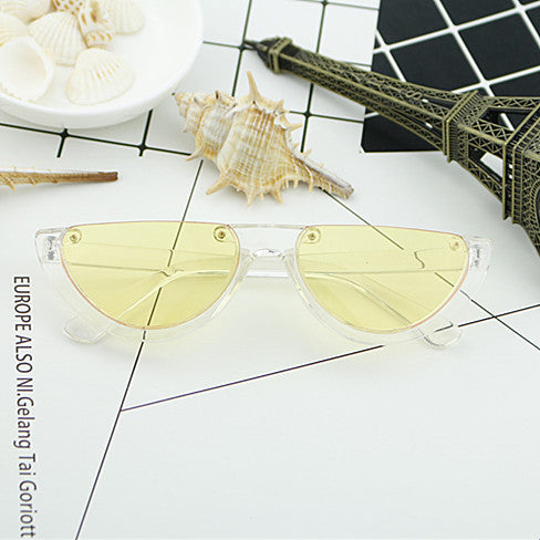 Dame Cat-Eye Briller med markant ramme og speilbelagte glass Luvikno
