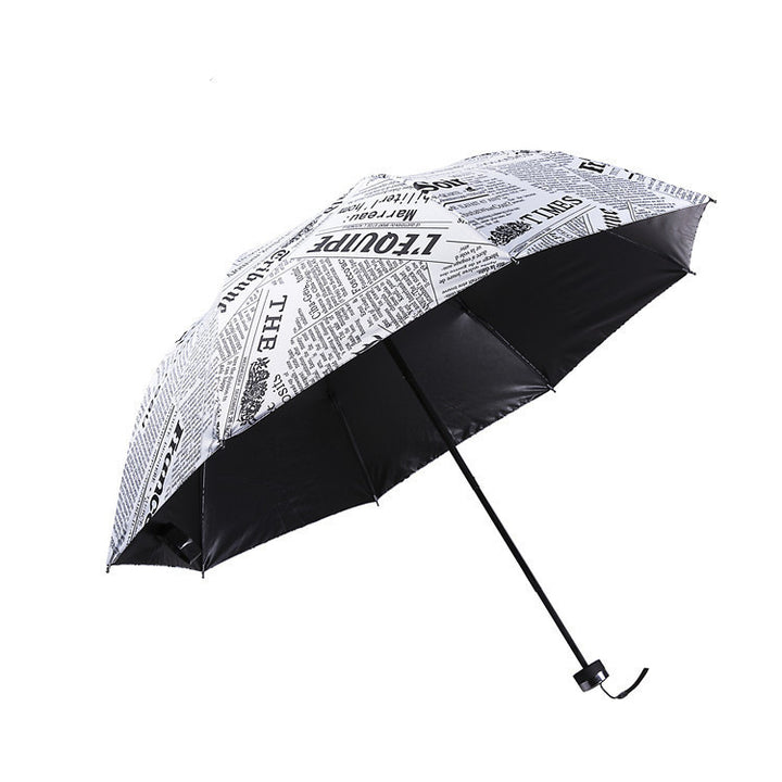 Damen Designer Regenschirm mit innovativem Faltmechanismus Luvikno