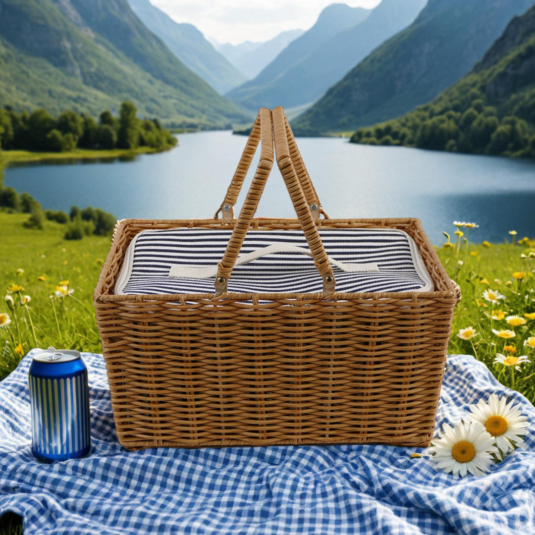 Kvinnes piknikkurv med isolert indre lomme og stilig design Luvikno