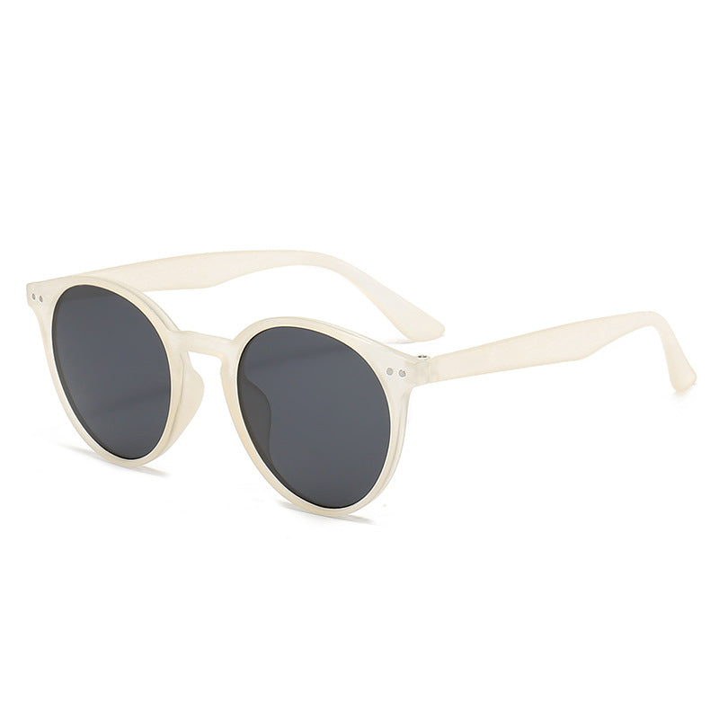Dame Cat-Eye solbriller med transparent ramme Luvikno