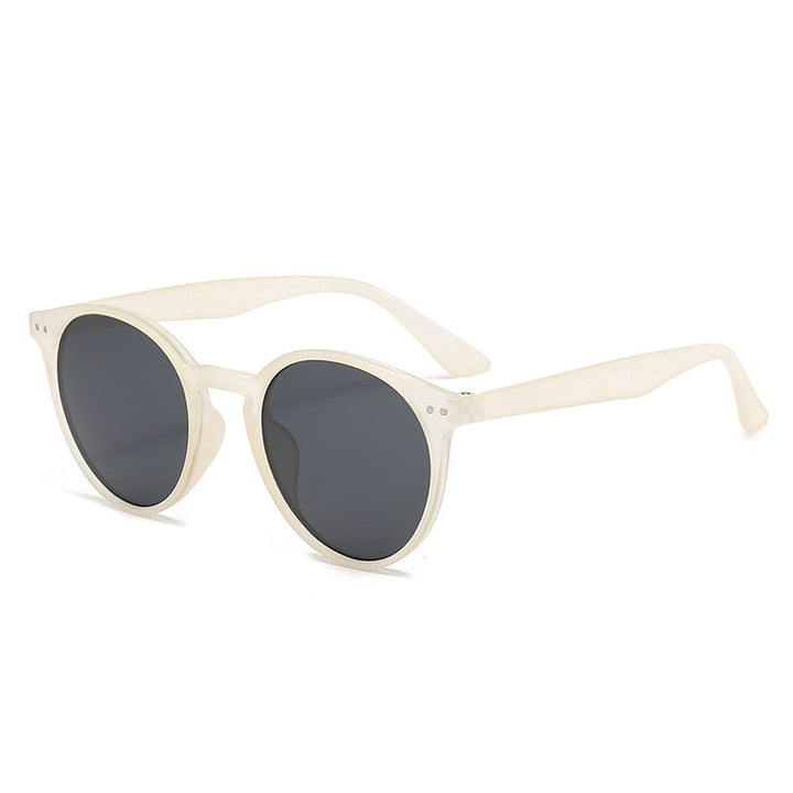 Dame Cat-Eye solbriller med transparent ramme Luvikno
