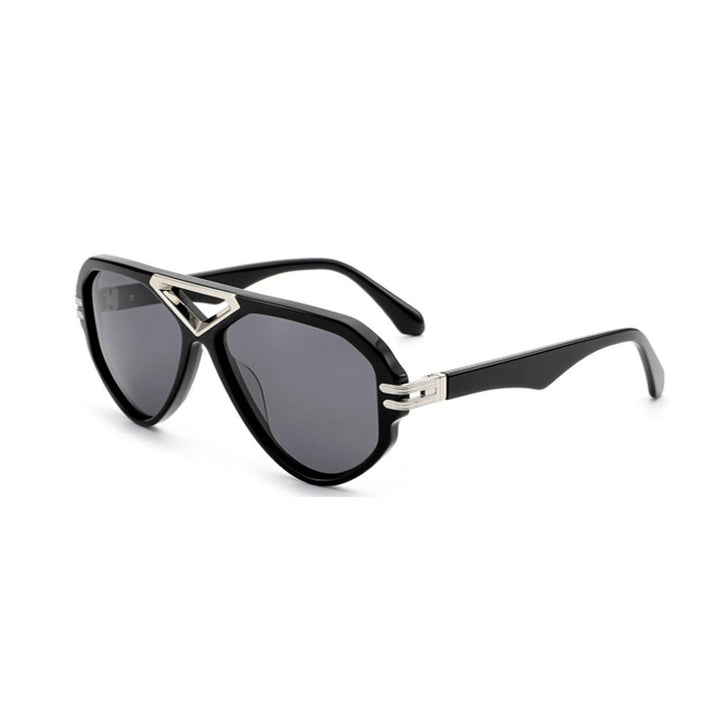 Damer elegant solbrille med markant ramme Luvikno