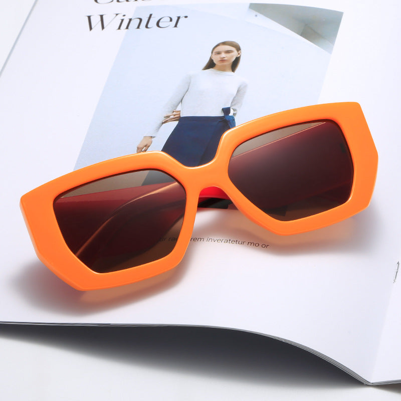 Damer Ekstravagant Geometrisk Solbrille Luvikno