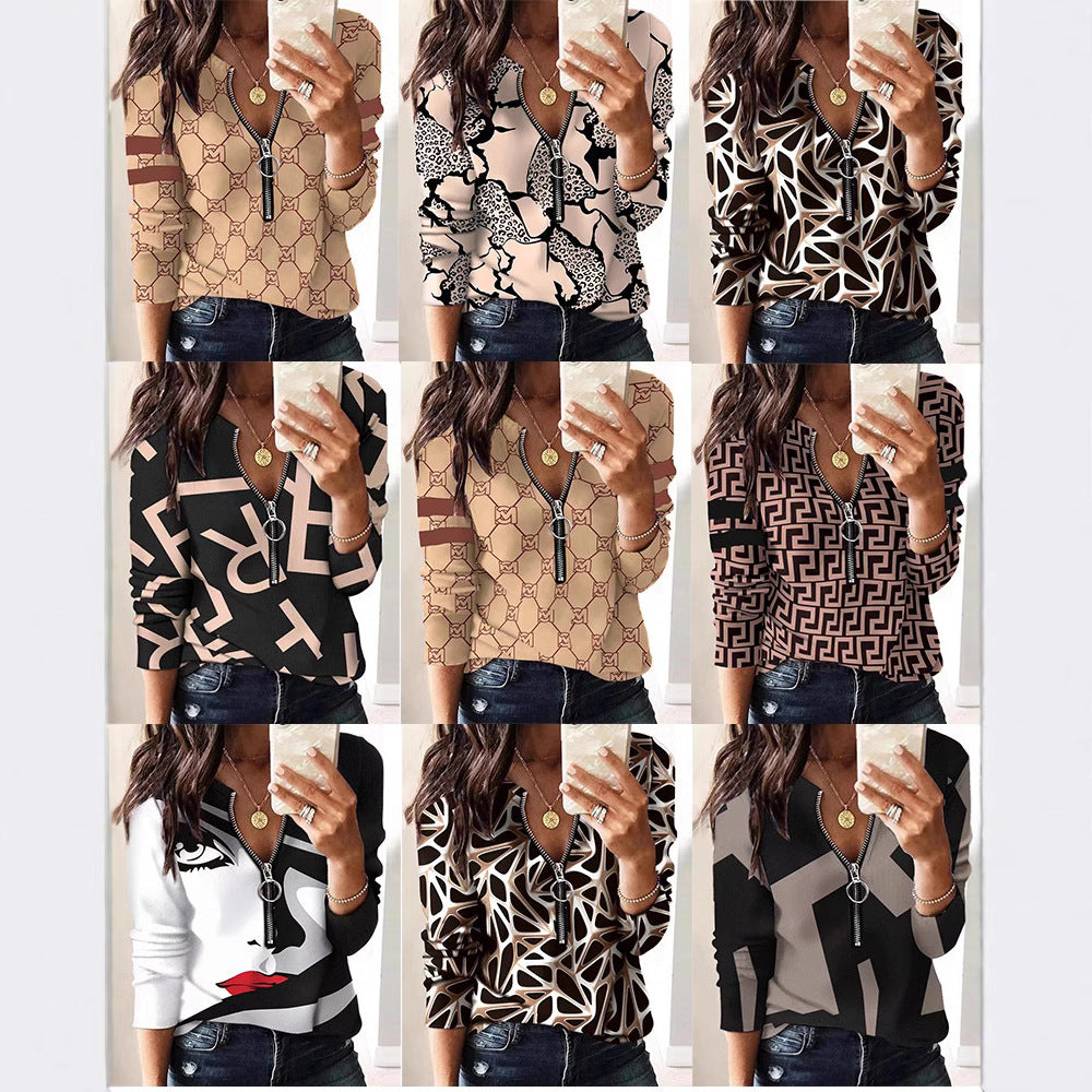 Luvik | Naisten muodikas paita kätevällä vetoketjulla