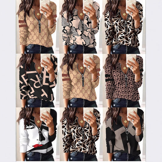 Luvik | Naisten muodikas paita kätevällä vetoketjulla