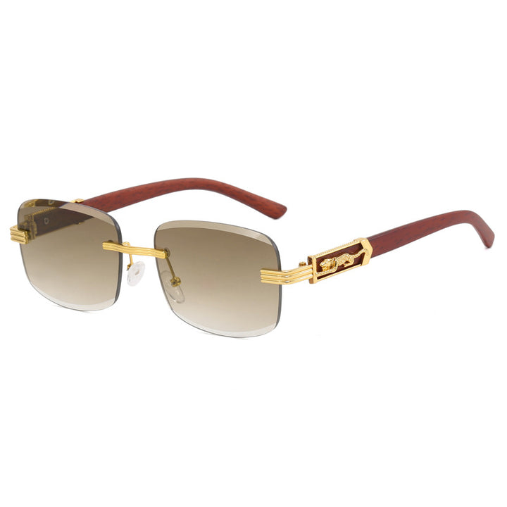 Dame designer solbrille med luksuriøse accenter Luvikno