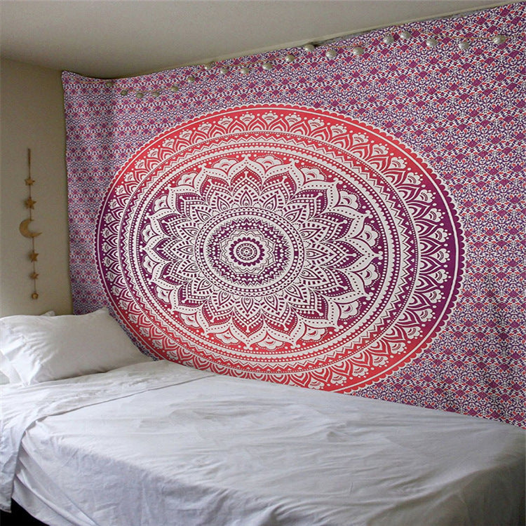 Dame Mandala Veggdesign Luvikno