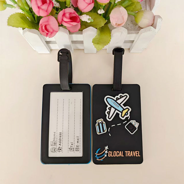 Unisex Bagasjelapp med innovativt flyreise-design Luvikno