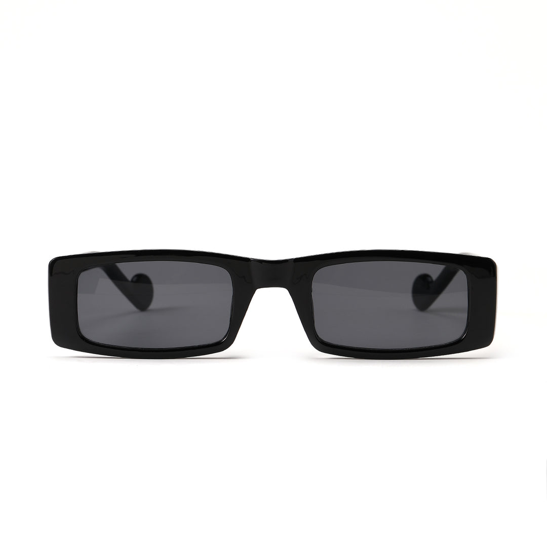 Damer moteriktig rektangulær solbrille i innovativ design Luvikno