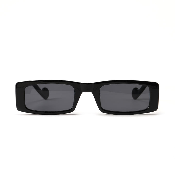 Damer moteriktig rektangulær solbrille i innovativ design Luvikno