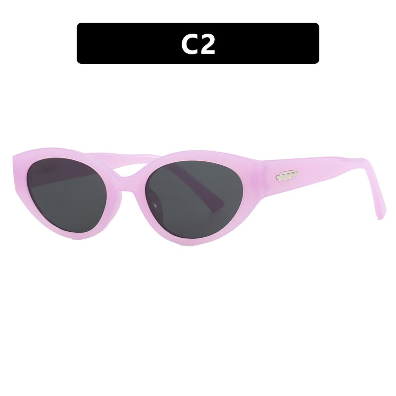 Damer Cat-Eye solbrille i elegant retro-design Luvikno