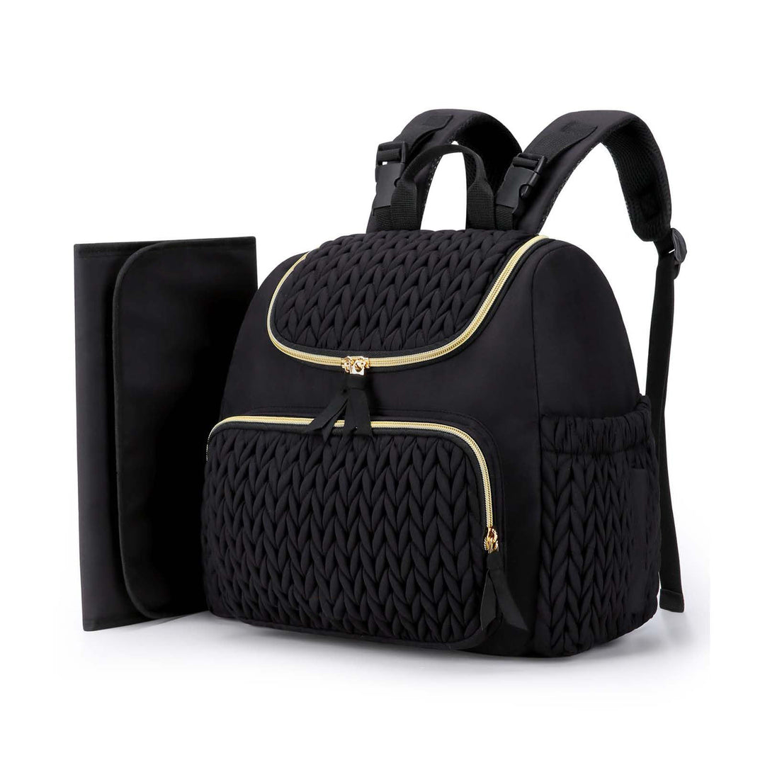 Dames Fashion Ryggsekk med Vevd Design Luvikno