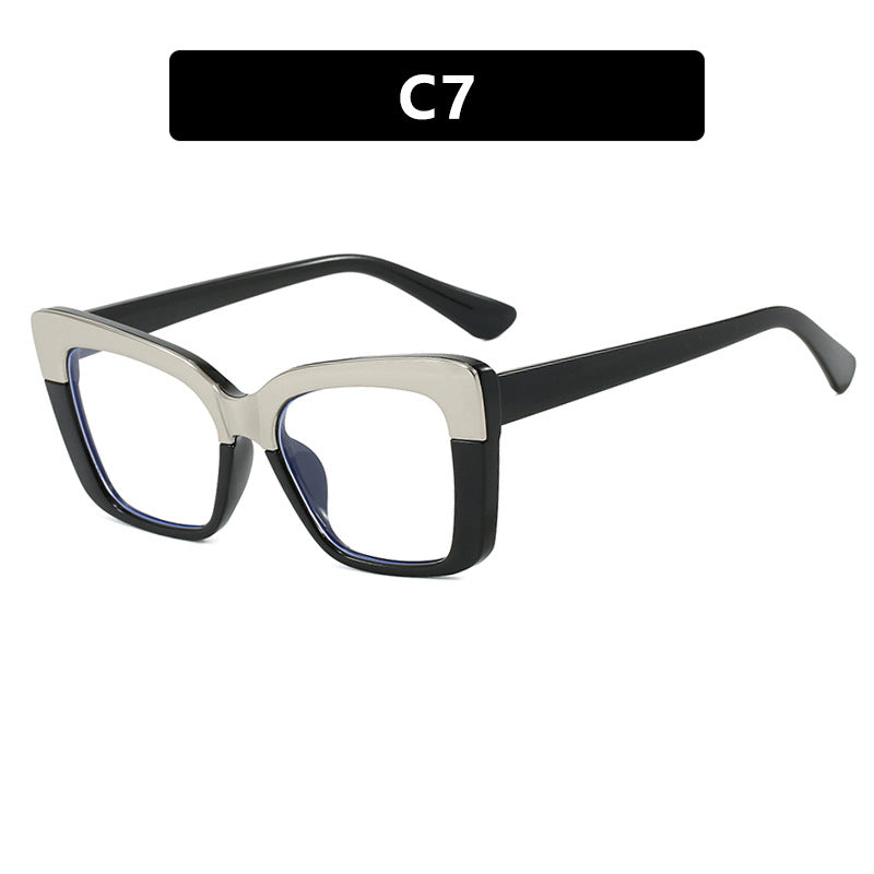 Dames moteriktig brille i trendy geometrisk design Luvikno