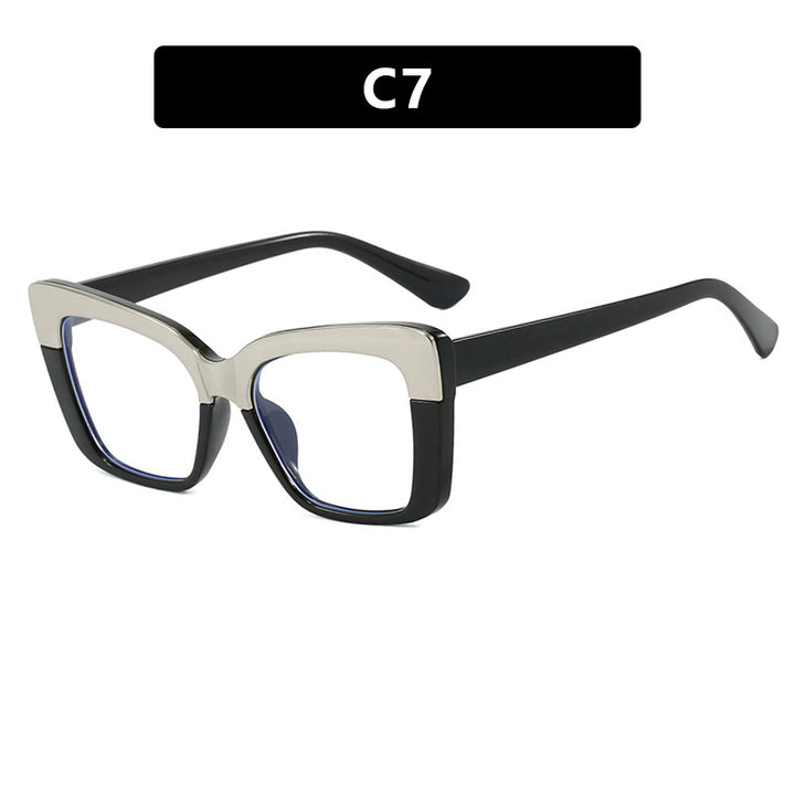 Dames moteriktig brille i trendy geometrisk design Luvikno