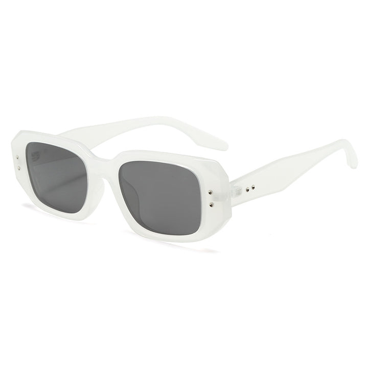 Dame moteriktig oversized solbrille med stilig ramme og UV-beskyttelse Luvikno