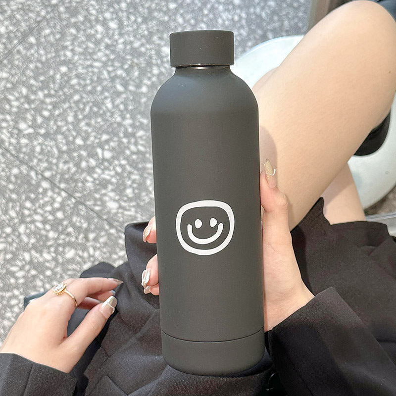 Dame Isolert Drikkeflaske med morsom Emoji-design Luvikno