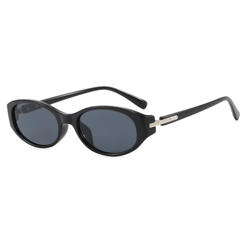 Damen cat-eye solbrille med robust ramme og polariserte linser Luvikno