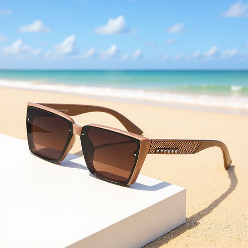 Dame stilig solbrille med glitrende detaljer Luvikno