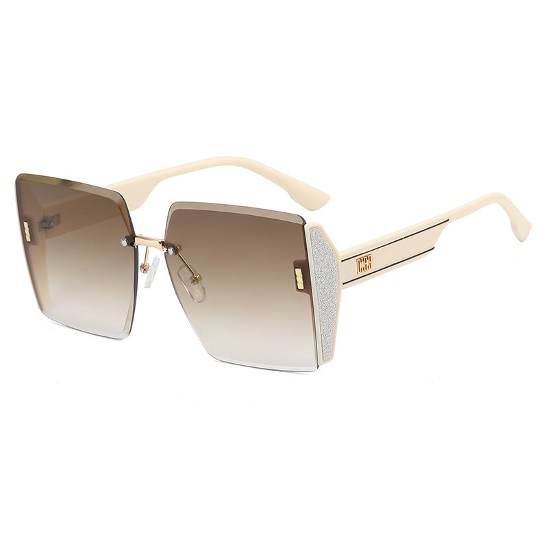 Dame Oversized Glamour Solbrille Luvikno