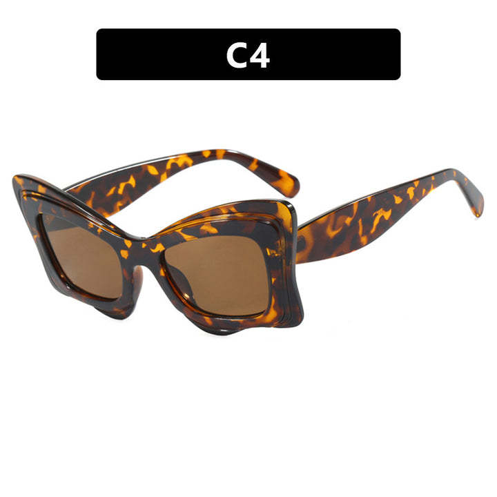 Dame oversized solbrille i ekstravagant design Luvikno