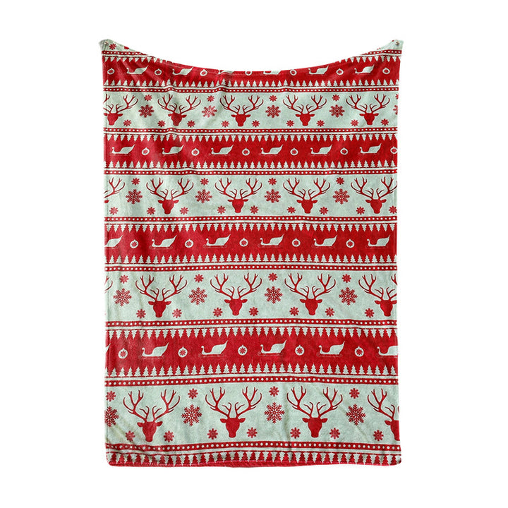Dame juleserviett med festlig tre- og gave-design Luvikno